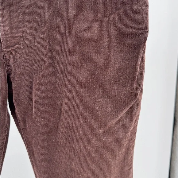 Mutual Weave The Slim Men's Corduroy Pants dark brown casual office 38x30 work - Picture 9 of 11